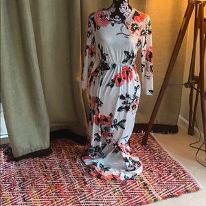 Long floral dress